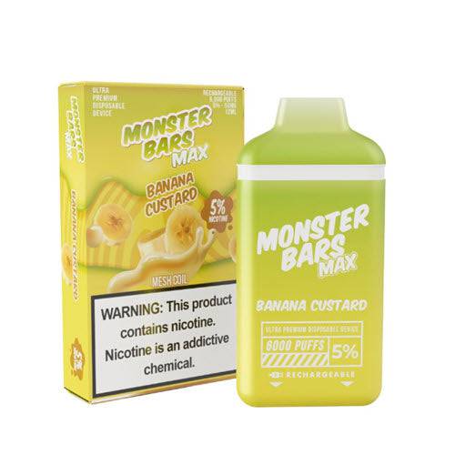 Monster Bars MAX Disposable Vape Device by Jam Monster - 1PC Monster Bars MAX Disposable Vape Device by Jam Monster - 1PC