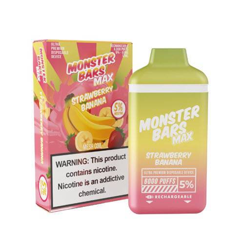 Monster Bars MAX Disposable Vape Device by Jam Monster - 1PC Monster Bars MAX Disposable Vape Device by Jam Monster - 1PC