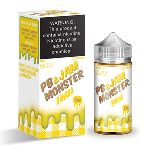 Jam Monster PB & Jam Banana 100mL - Ohm City Vapes