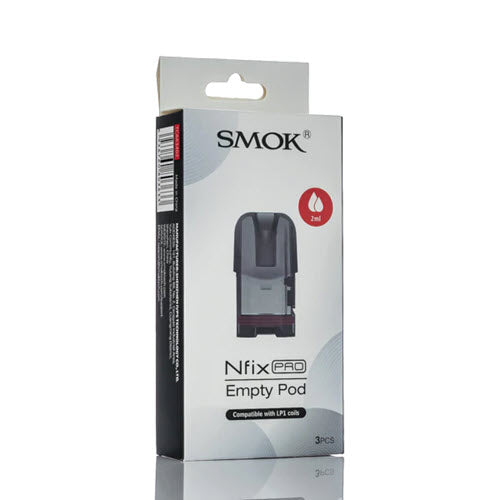 SMOK　スリーブ SMOK NFIX Pro Empty Replacement Pod Cartridge - 3PK | Ohm City Vapes