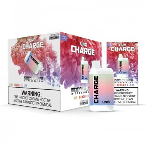 Uno CHARGE Disposable Vape Device - 6PK
